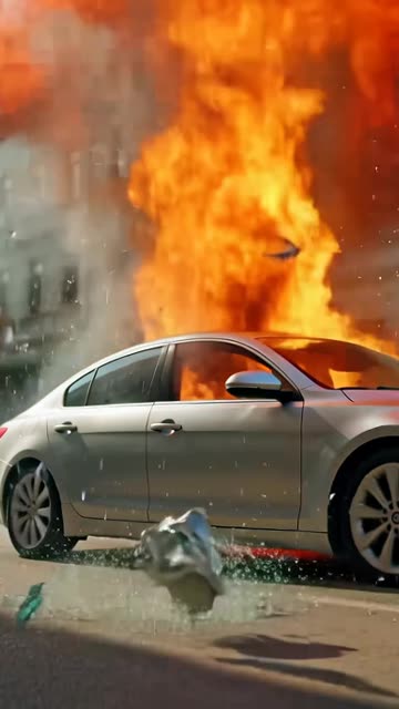 Exploding Car