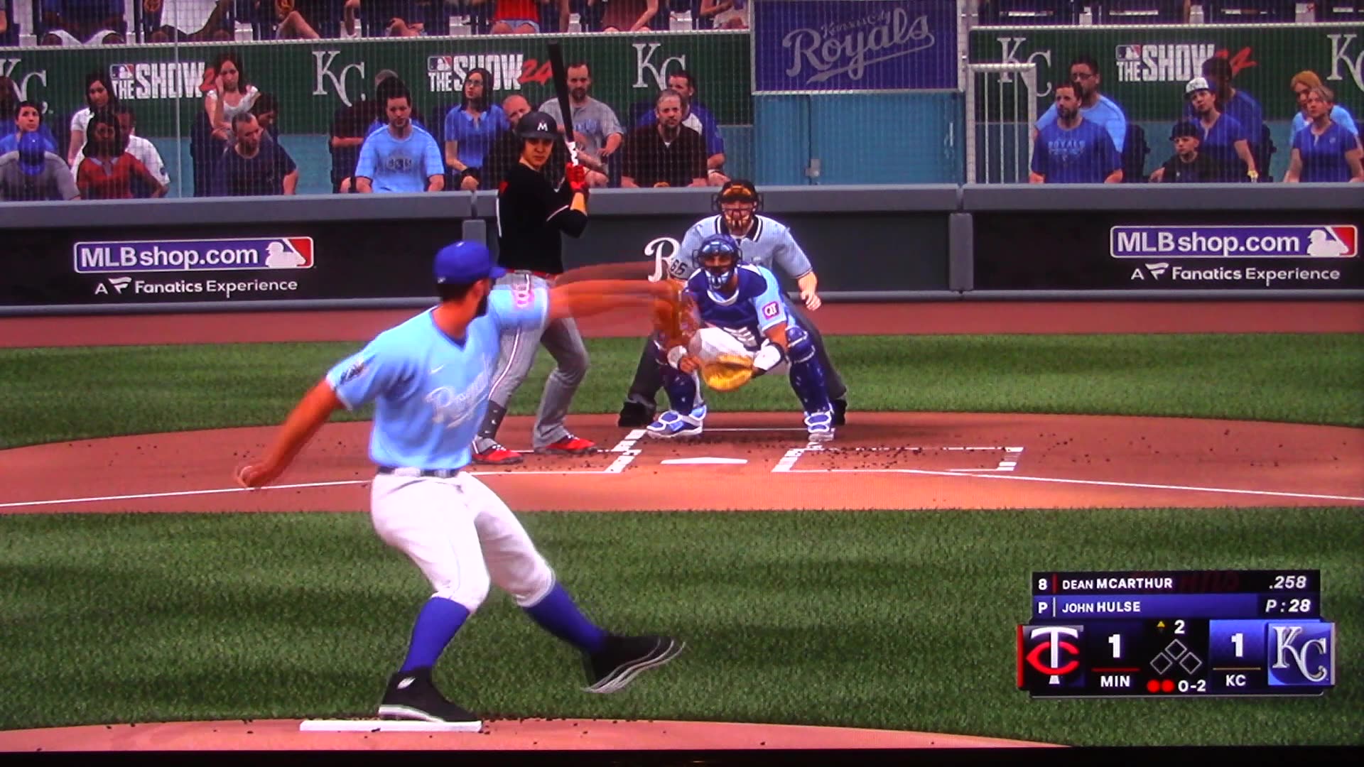 MLB The Show: Kansas City Royals vs Minnesota Twins (S20 G110)