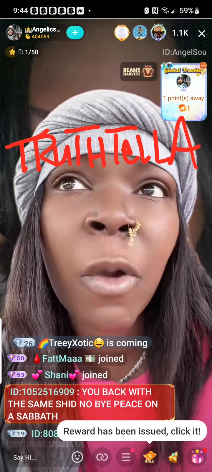 ANGELICSOUL GOING IN SAYS HER BABY DADDY IS A DEADBEAT