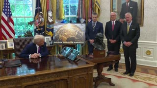 President Trump Makes an Announcement with the Secretary of Defense