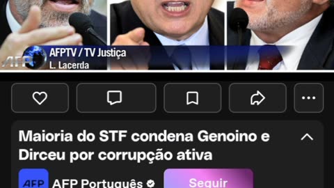 Maioria do STF condena Genoino e Dirceu por corrupção ativa