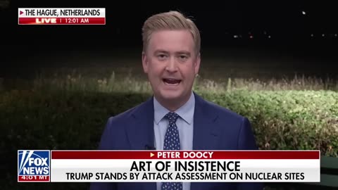 Trump claims that US strikes on Iran are "fire and brimstone."