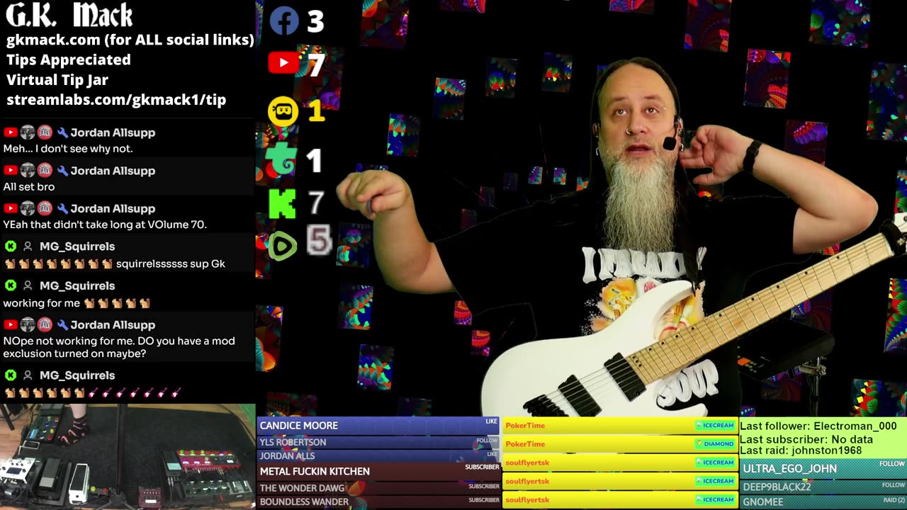 G.K. Mack Live Looping Jackassery & Rants Pop up Multistream #22 #Livelooping #Jackassery