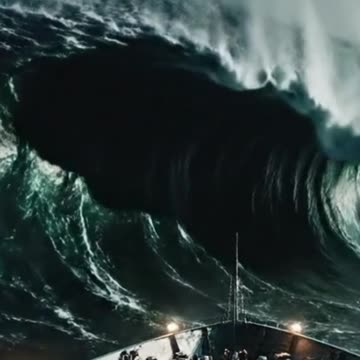 CAUGHT IN A MONSTER STORM: Cruise Ship vs Rogue Wave!