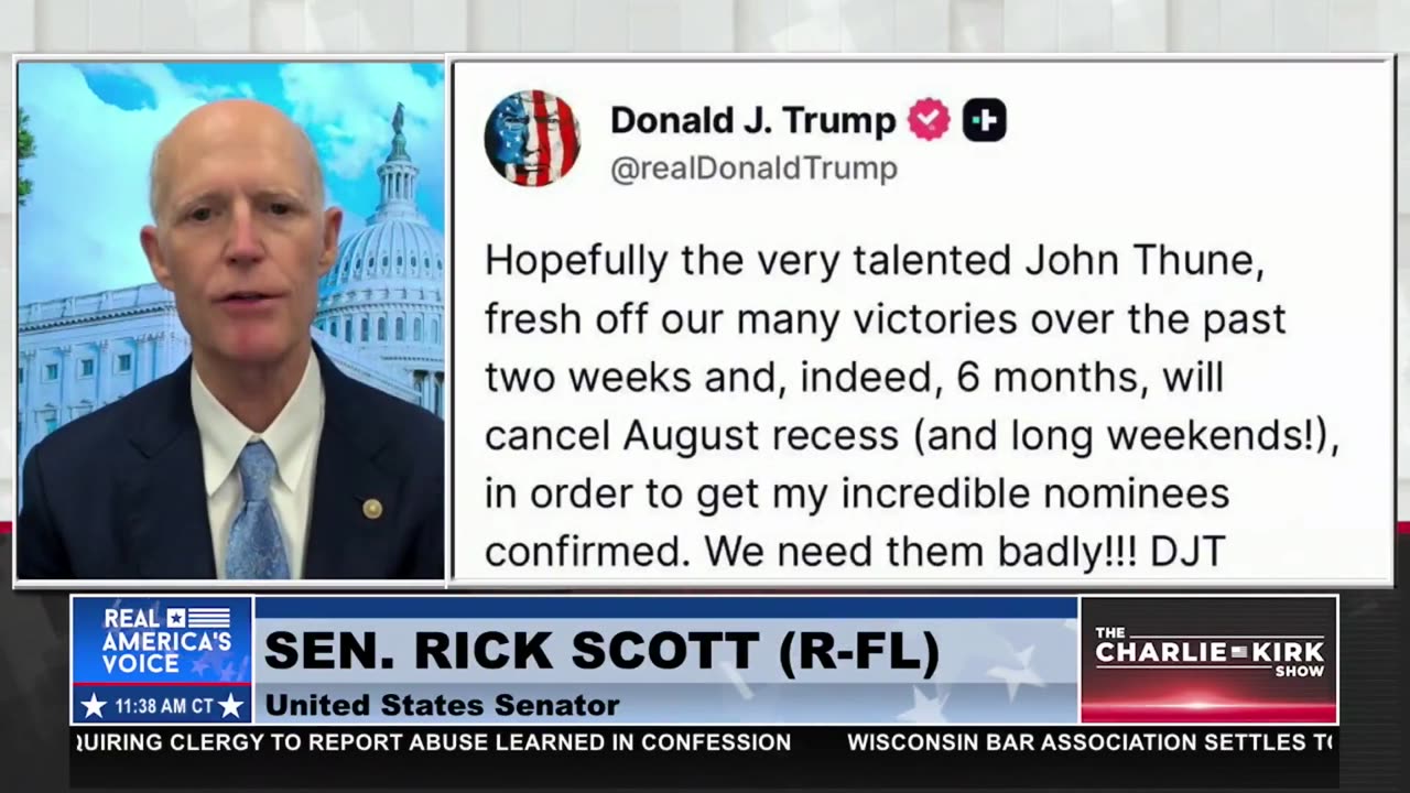 "DEMOCRATS HAVE DECIDED THEY ARE GOING TO SLOW DOWN ALL CONFIRMATIONS"