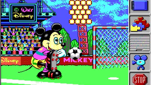 Amiga 500 Longplay 147 Mickeys Jigsaw Puzzles