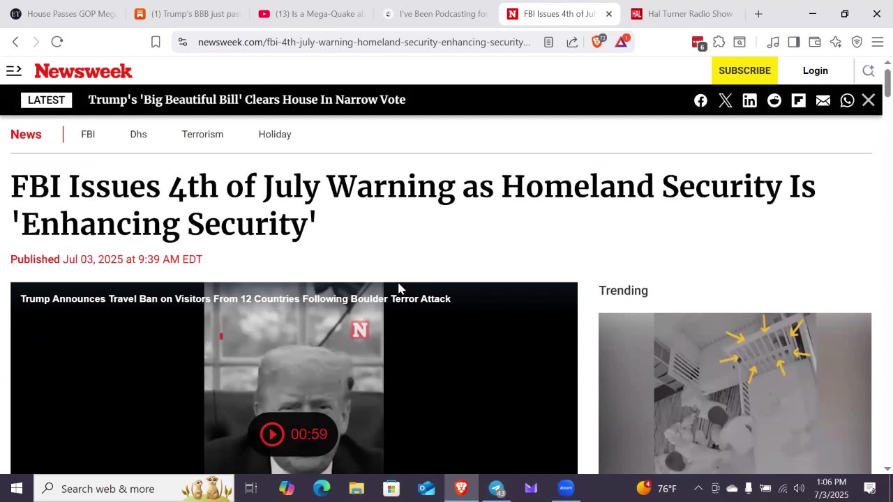 Trump’s Bill Ugly Bill Passes! MASSIVELY Expands the Biometric Surveillance State