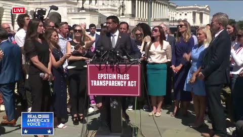 Watch live: Jeffrey Epstein victims and lawmakers hold press conference