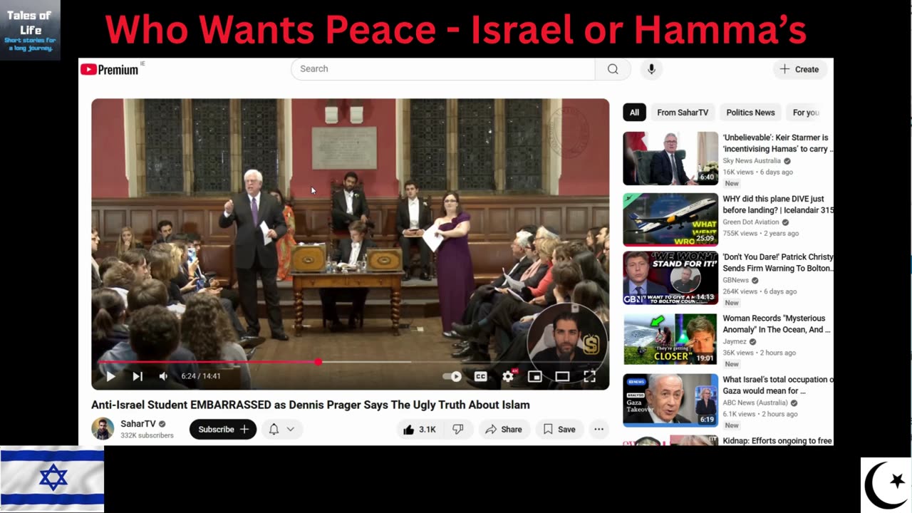 Who Wants Peace - Israel or Hamma’s pt1