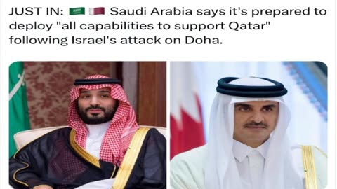 Saudi Arabia’s pledge of support for Qatar amid the Doha strike