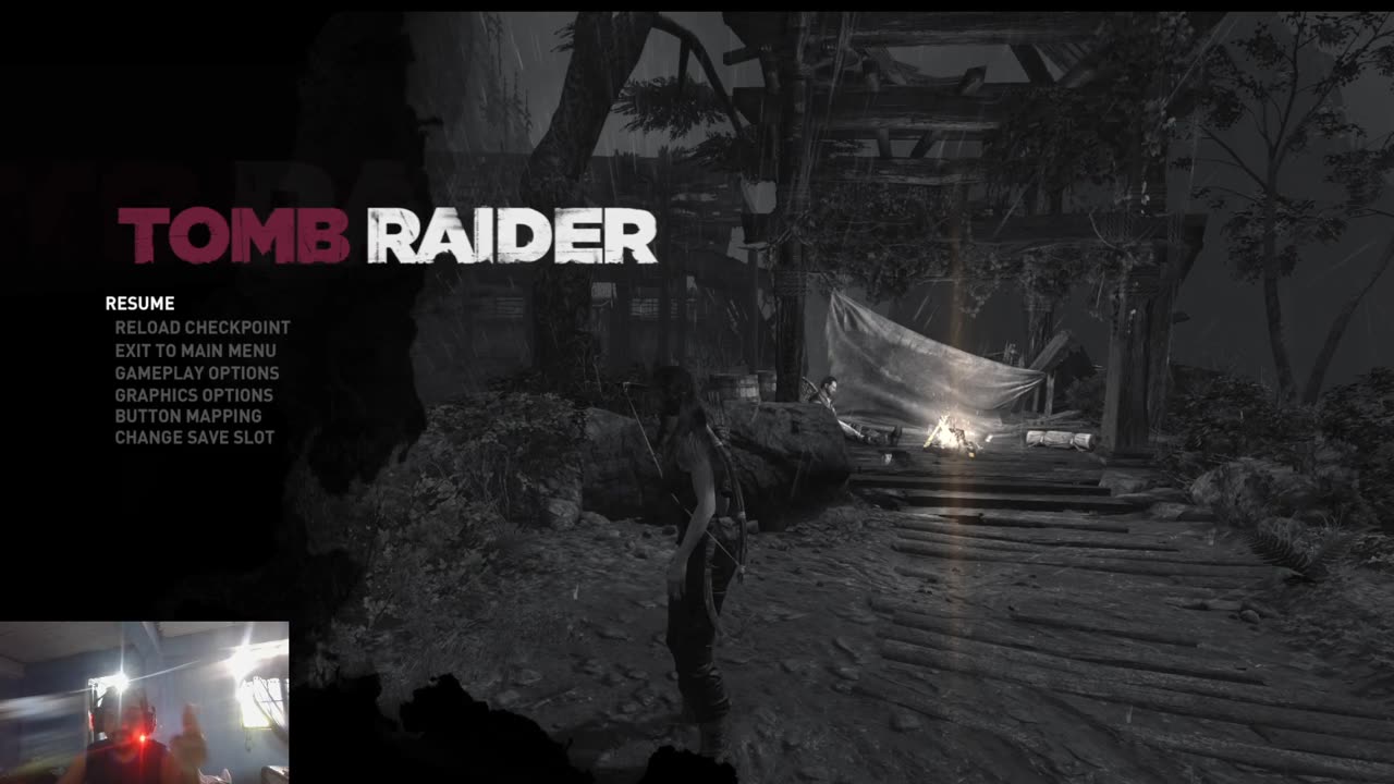 Kick Stream and Chil Tomb Raider