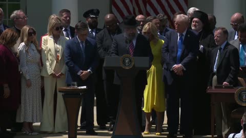 President Trump Participates in a National Day of Prayer Event