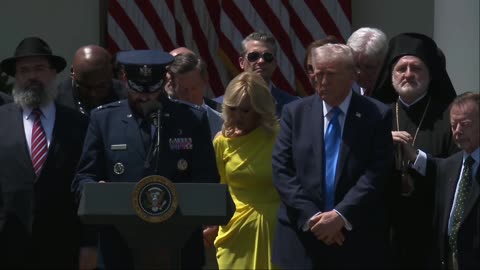 President Trump Participates in a National Day of Prayer Event