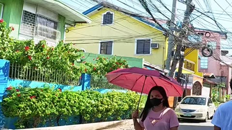 Undirected Walk Along Zamora Street in Binangonan, Rizal, Philippines