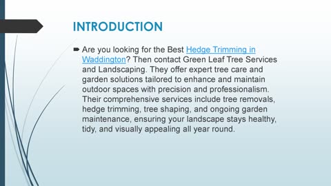 Best Hedge Trimming in Waddington