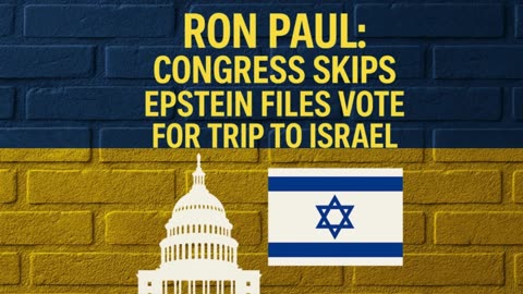 Ron Paul Exposes Congress: Ignoring Epstein Files for a Trip to Israel?! 📄✈️
