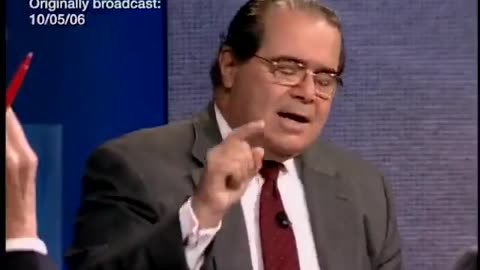 A young Anthony Scalia, future Supreme Court justice, upholding Anglo-American law