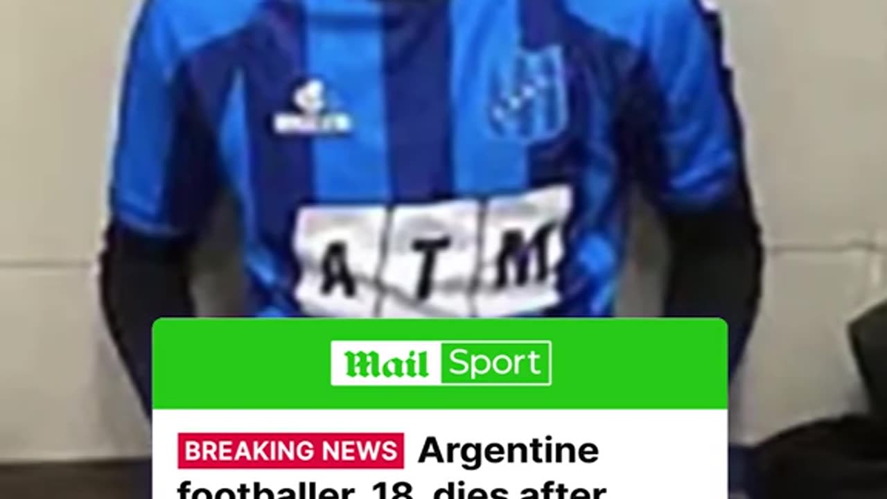 An 18-year-old Argentine footballer has tragically died after undergoing knee surgery