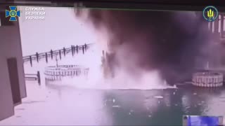 Security Service of Ukraine have blown up a pillar of Kerch Bridge