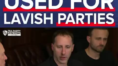 COVID FUNDS USED FOR LAVISH PARTIES-Good job DOGE