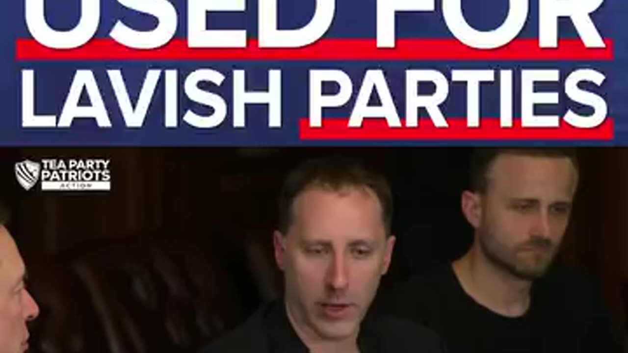 COVID FUNDS USED FOR LAVISH PARTIES-Good job DOGE