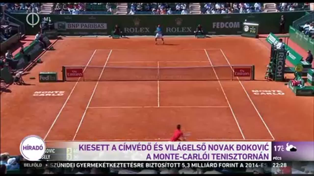 Az M1 műsorfolyama (2016. április 13. 22.00-2300)