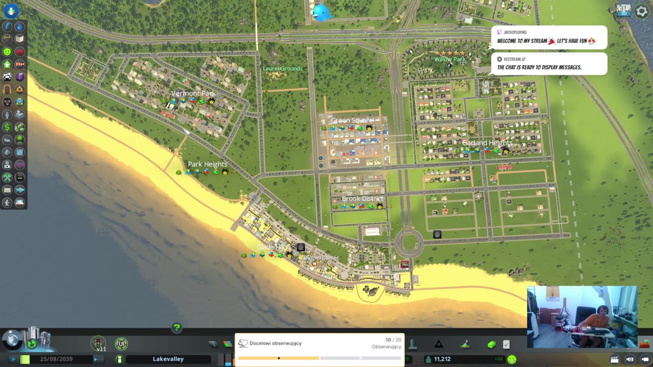 🏙 Cities: Skylines – 5. Mission: 1M citizens. Currently: 6100.🏙