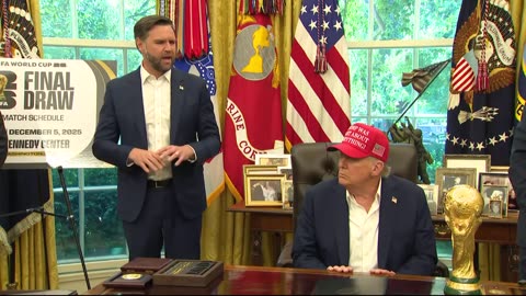 President Donald Trump Announces 2026 FIFA World Cup Draw with FIFA President and Key Officials - August 22, 2025