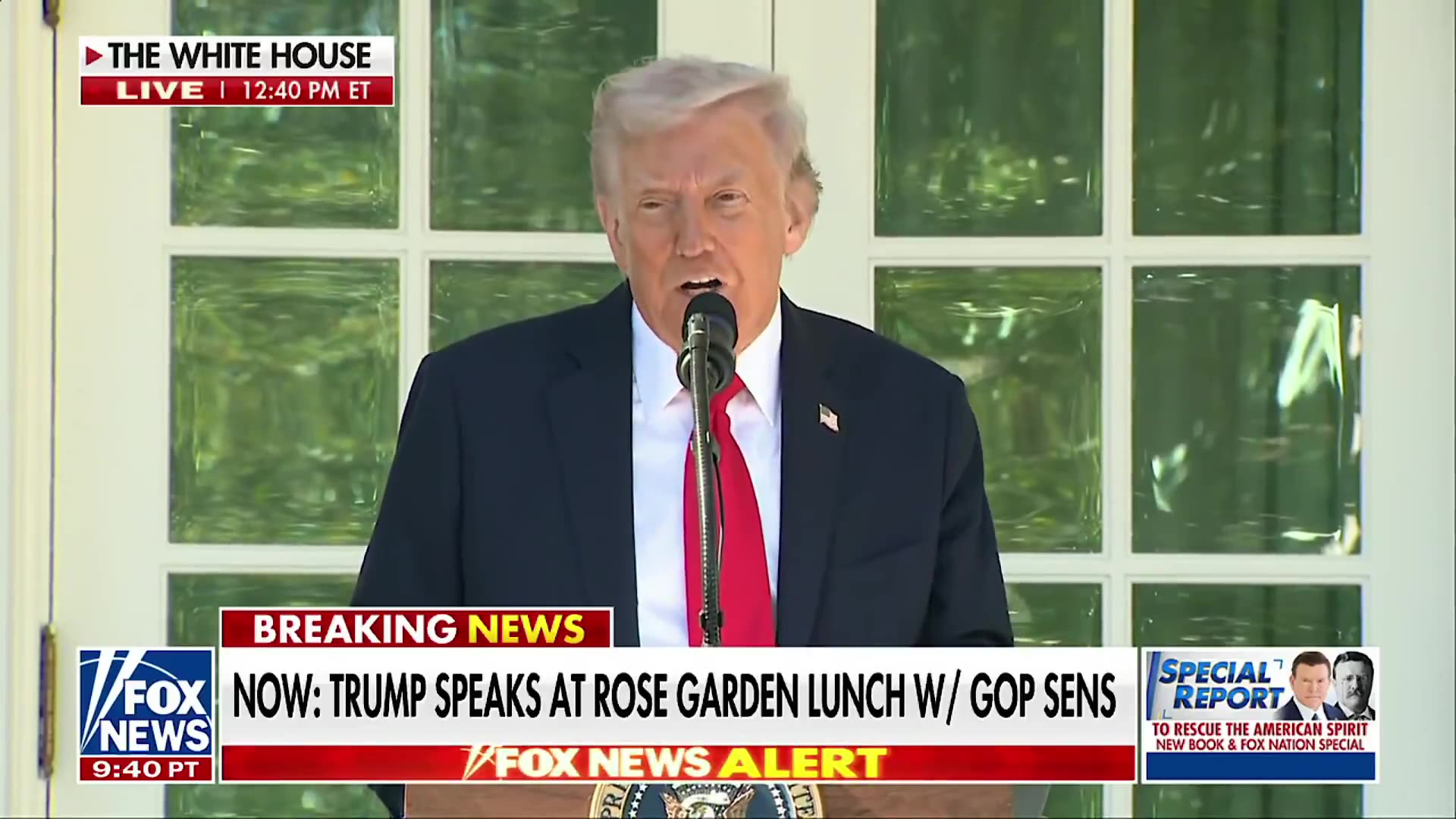 Trump Trolls Rand Paul at Lunch with Republican Senators