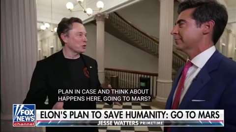 Elon Musk Plan to Save Humanity to go Mars"