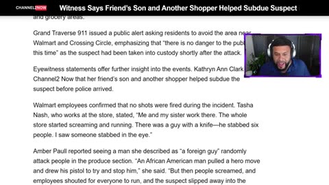 STABBED IN THE EYE AT MICHIGAN WALMART, ALLAH AKBAR.
