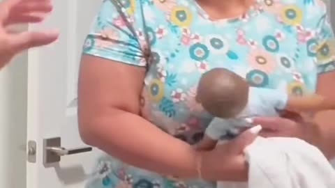 Fake baby prank