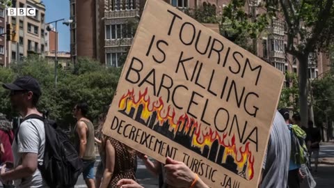 What is behind the rise in anti-tourism protests? | BBC News