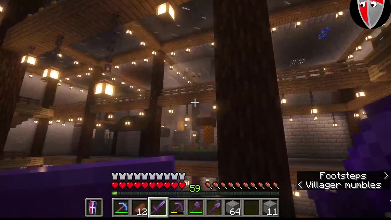 Minecraft Stream 47 - Off-Mic Base building