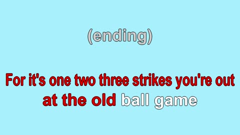 Take Me Out to the Ballgame (1908)