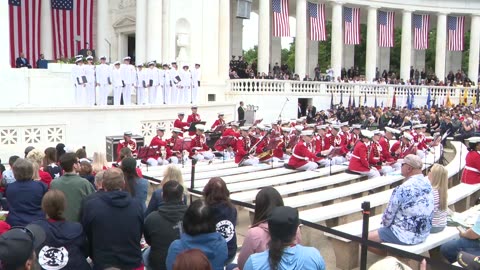 President Trump Participates in a Memorial Day Tribute at Arlington National Cemetery
