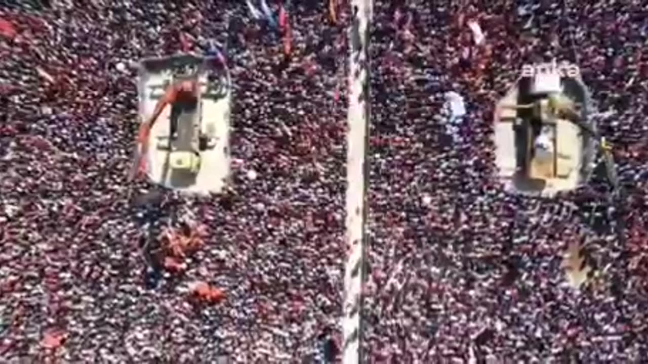🇹🇷 A protest rally protesting Erdogan's arrest of Istanbul Mayor Ekrem Imamoglu