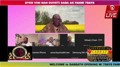 7DAYSMINISTRY FAMILY || SAINTETÉ DU SABBAT || 6-13-25 || SABBATH OPENING