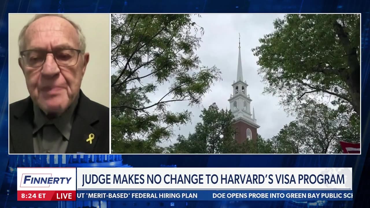 Alan Dershowitz Shares What Harvard Doesn't Know That Will Cause It 'To Lose' Case Against Trump