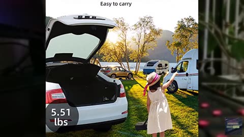 Portable Projector Screen with Stand Outdoor: Camping Projection Screen 80 inch