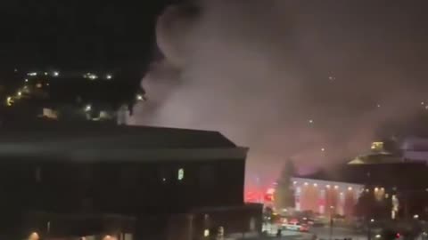 Several businesses and buildings on fire on Main Street in Williamsburg, Kentucky. - sheriff