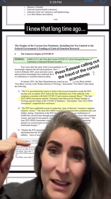 We told y’all about the scamdemic…. Now look… 👀