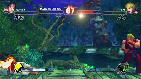Streetfighter 4 (PC) - Ryu vs Ken Gameplay
