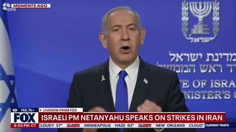 WATCH: Israeli PM Netanyahu speaks on strikes in Iran LiveNOW from FOX