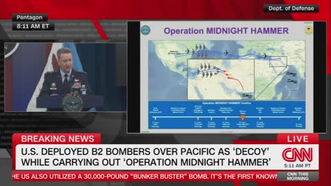 The Joint Staff General Dan Caine outlines “Operation Midnight Hammer”