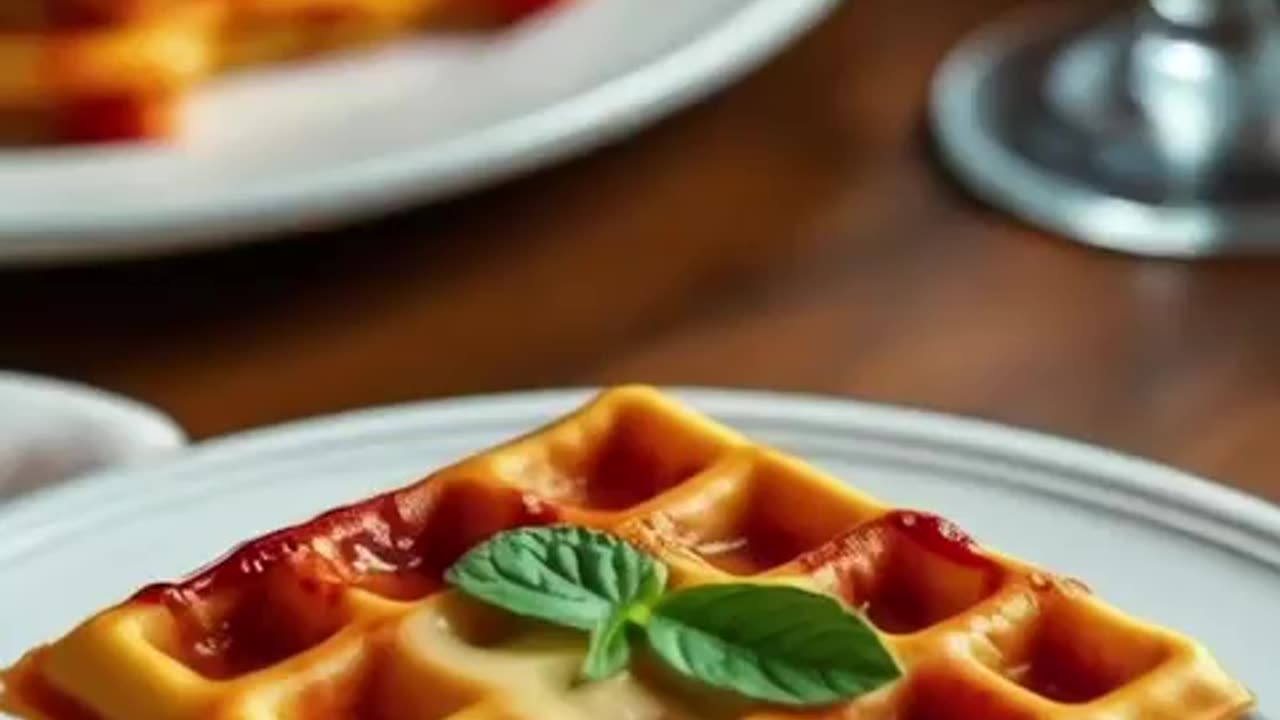 LASAGNA WAFFLES?! (THE 10-MINUTE HACK!) 🧇🍝✨