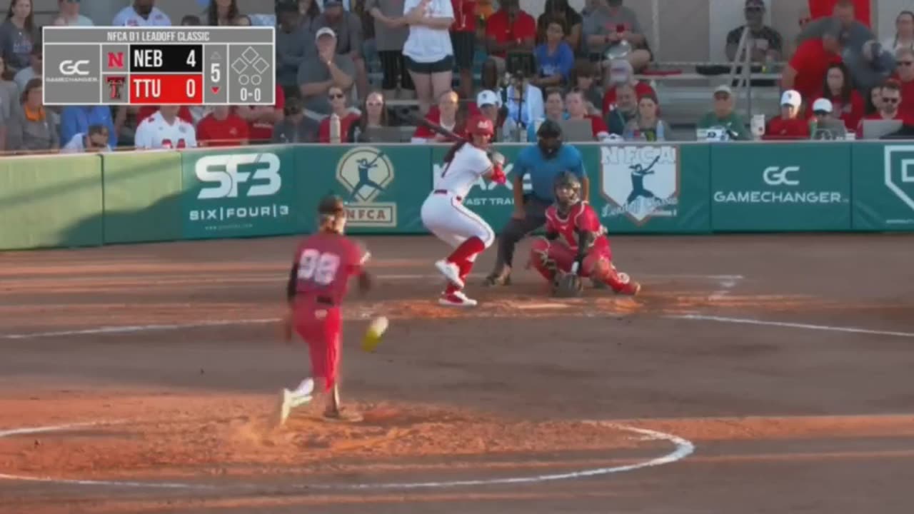 US Sports Softball Feat. #16 Nebraska vs #10 Texas Tech (CRAZY GAME!)