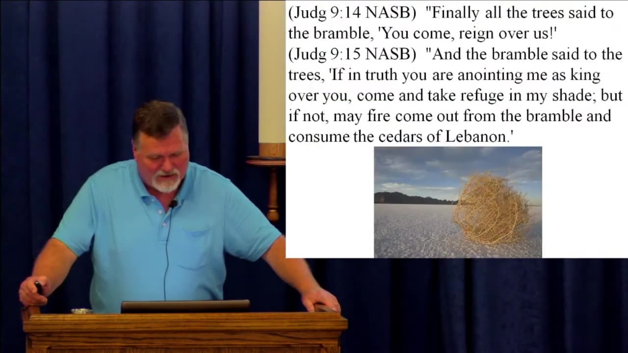 Judges Chapter 9 – The rise and fall of Abimelech. 2021
