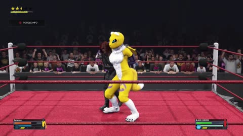RENAMON VS BLACK WIDOW womens singles match (AOT2 RED wwe2k24)