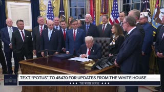 President Trump Signs Senate Amendment to H.R. 5371